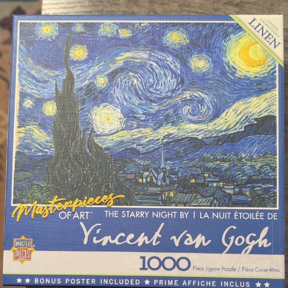 Never Opened Vincent van Gogh Starry Night Puzzle